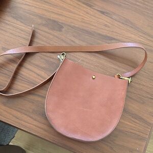 Madewell Brown Leather Crossbody Bag